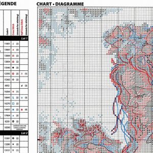 Схема и ключ к вышивке Цветочный ангел (Dimensions) 1 из 4