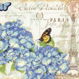 Вышивка Paris Hydrangea (Dimensions)