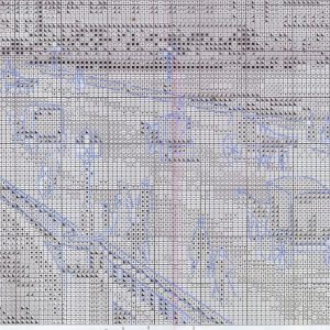 Схема вышивки Вестмистерский мост 4 из 4