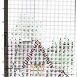 Схема вышивки A green village (DOME) 10 из 10