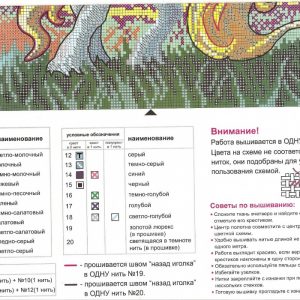 Схема вышивки Единорог (Чаривна мить) 2 из 2